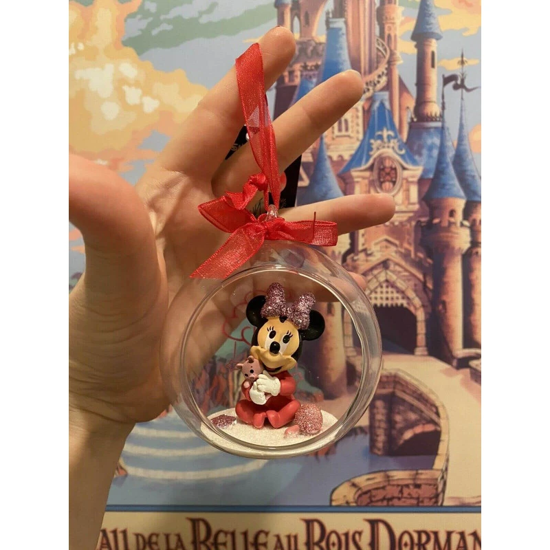 Boule De Noël "Mon Premier Noël" Minnie Disneyland Paris 3 Boule De Noël "Mon Premier Noël" Minnie Disneyland Paris