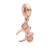 Charm Pandora Rose Gold Ears Disney Parks