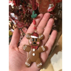 Ornement De Noël Mickey Pain D'épices Disneyland Paris